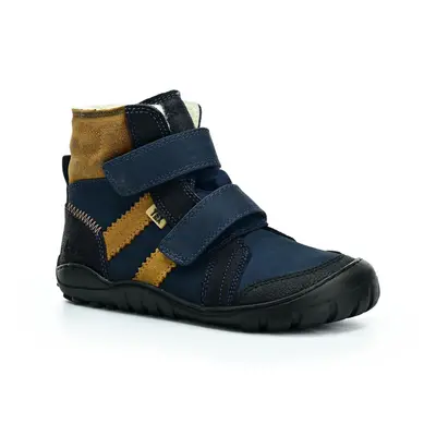 Koel Koel4kids Milo 2.0 Hydro WP Navy/Cognac zimní barefoot boty