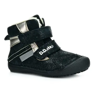 D.D.Step Black W063-42254B zimní barefoot boty