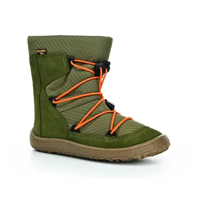 Froddo G3160239 Olive barefoot zimní boty