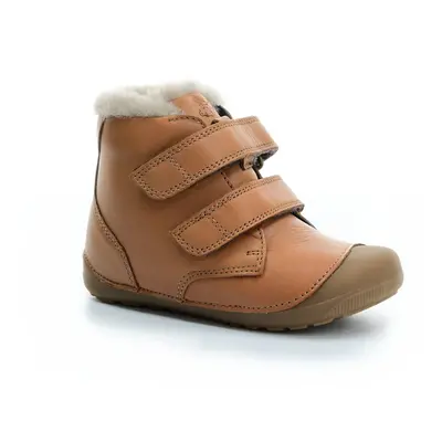 Bundgaard Petit Mid Lamb II Cognac zimní barefoot boty