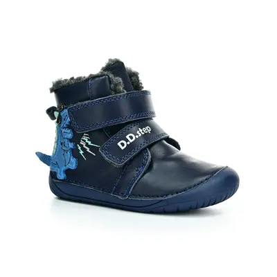 D.D.Step W070-42838 Royal Blue zimní barefoot boty