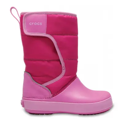 sněhule Crocs Lodgepoint Snow boot - Candy Pink/party pink