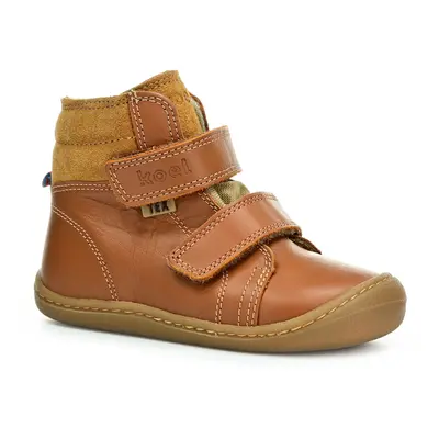 Koel Koel4kids Brandon 2.0 WP Wool Cognac zimní barefoot boty