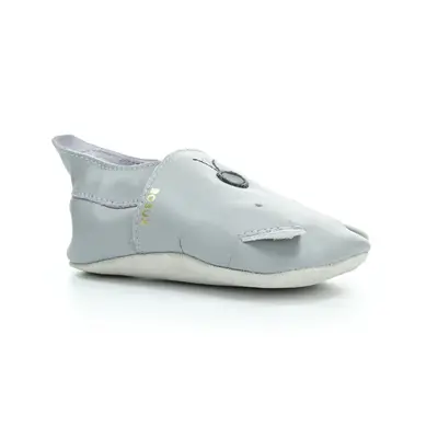 capáčky Bobux Woof Gull Grey (soft sole)