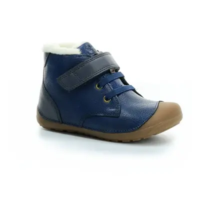 Bundgaard Navy Petit Mid Winter Lace zimní barefoot boty