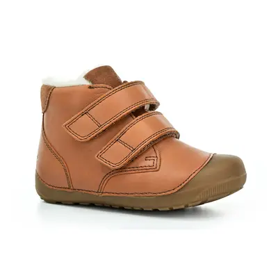 Bundgaard Petit Mid Winter Strap Cognac WS zimní barefoot boty