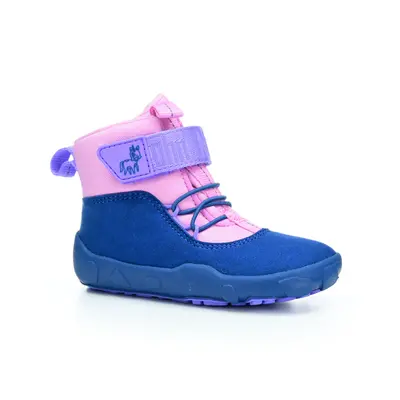 Affenzahn Prewalkers Vegan Warmy Pink Unicorn zimní barefoot boty