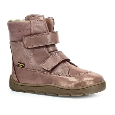 Froddo G3160240-6 Pink/Gold zimní barefoot boty