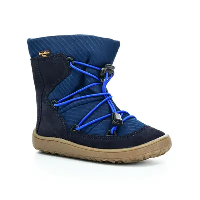 Froddo G3160239-1 Dark Blue barefoot zimní boty