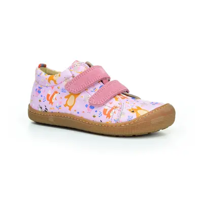 Koel Koel4kids Danny Print Bear pink barefoot boty