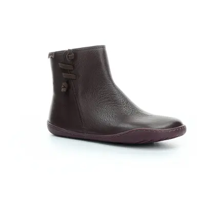 Camper Peu Cami Sella Gema Burgundy (K400676-005) kotníkové barefoot boty