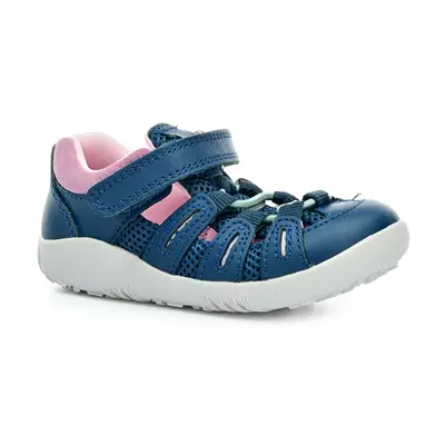 Bobux Summit Tidal Teal - Pink Diamond barefoot sandály