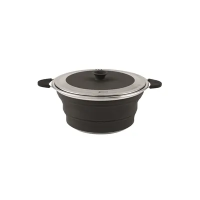 Hrnec s poklicí Outwell Collaps 2.5L Midnight Black