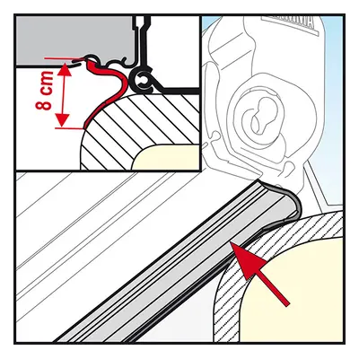 Těsnění Fiamma Kit Rain Guard Lower