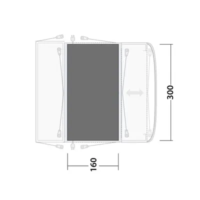 Podlážka Outwell stanu Footprint Maryville 260SA Flex