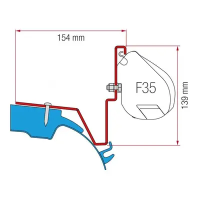 Kit pro markýzu F35 na Mercedes Vito Jules Verne