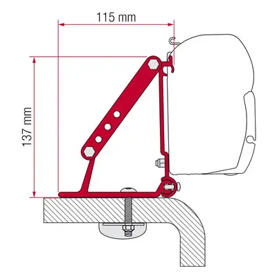 Fiamma Kit Roof Adapter