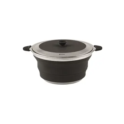 Hrnec s poklicí Outwell Collaps 4.5L Midnight Black