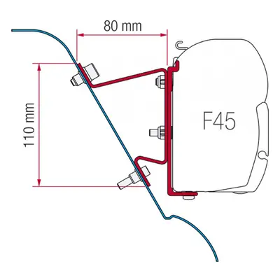 Kit pro markýzu Fiamma F45 Sprinter, Crafter