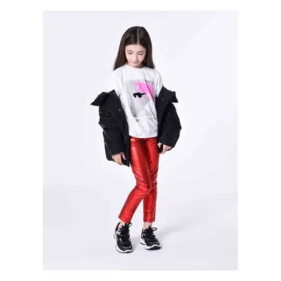 Kalhoty z materiálu Karl Lagerfeld Kids