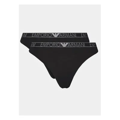 Sada 2 kusů string kalhotek Emporio Armani Underwear