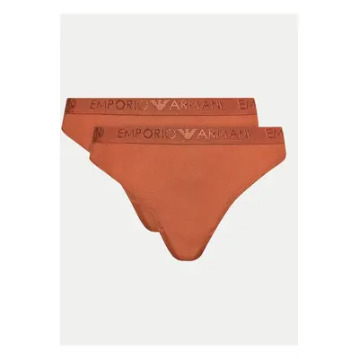 Sada 2 kusů string kalhotek Emporio Armani Underwear