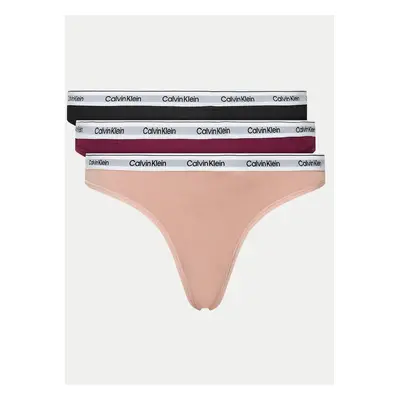 Sada 3 kusů string kalhotek Calvin Klein Underwear