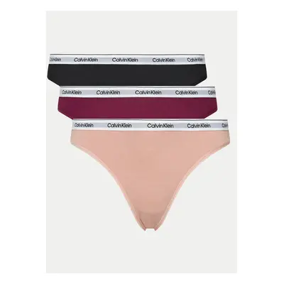 Sada 3 kusů klasických kalhotek Calvin Klein Underwear