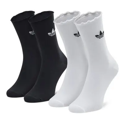 Sada 2 párů vysokých ponožek unisex adidas