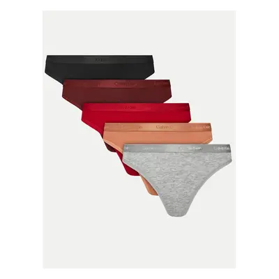 Set 5 kusů kalhotek typu tanga Calvin Klein Underwear