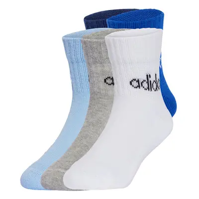 Sada 5 párů dětských vysokých ponožek adidas