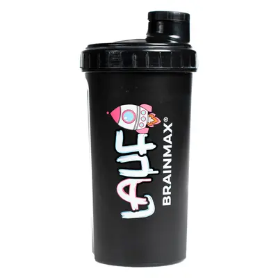 BrainMax LAUF plastový shaker (šejkr), černý, 700 ml