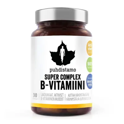 Puhdistamo - Super Vitamin B Complex 30 kapslí