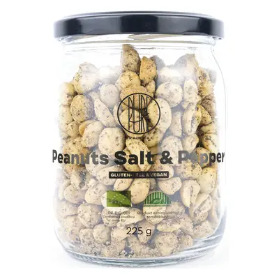 BrainMax Pure Peanuts Salt & Pepper, Arašídy, Sůl & Pepř, BIO