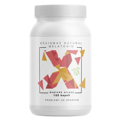 BrainMax Natural MeIatonin, 120 rostlinných kapslí