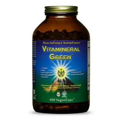 HealthForce Vitamineral Green™, 400 rostlinných kapslí