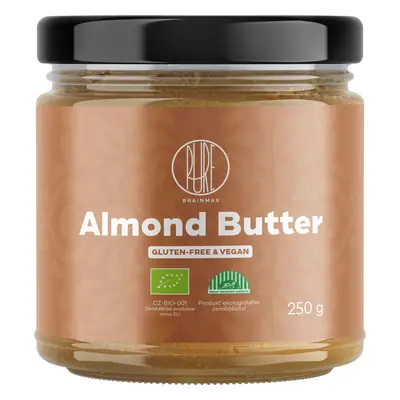 BrainMax Pure Almond Spread, 100% Mandlový krém, BIO