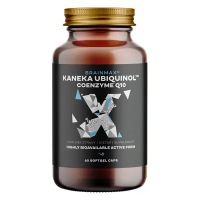 BrainMax Koenzym Q10, Ubiquinol, Kaneka™, 100 mg, 60 softgel kapslí