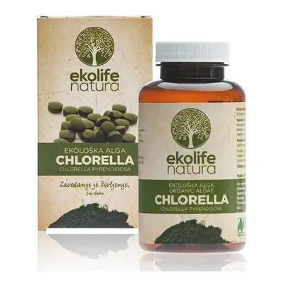 Ekolife Natura - Algae Chlorella Organic 240 tablet (Bio řasa chlorella)