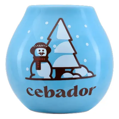 Keramická kalabasa Cebador Snowman, 350 ml