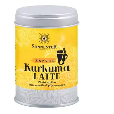 Sonnentor Kurkuma Latte - zázvor BIO, dóza