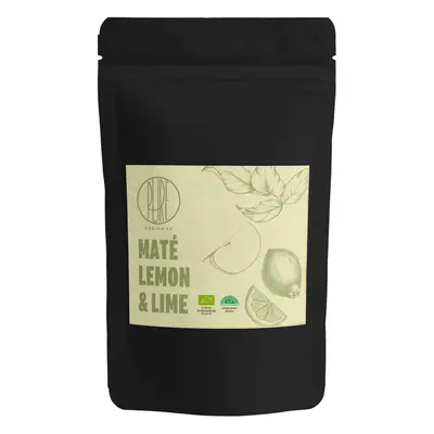 BrainMax Pure Maté Lemon & Lime, citrón & limetka, BIO, 50 g Objem: 50 g