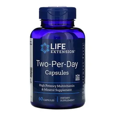 Life Extension Two Per Day multivitamin, 60 kapslí