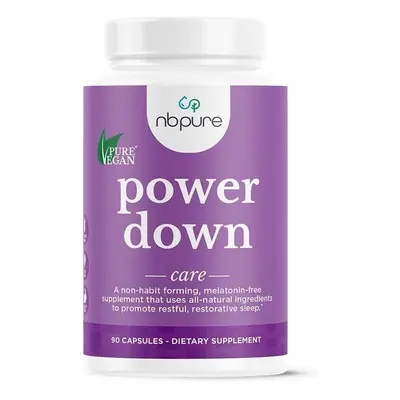 NB Pure Power Down, podpora spánku, 90 rostlinných kapslí