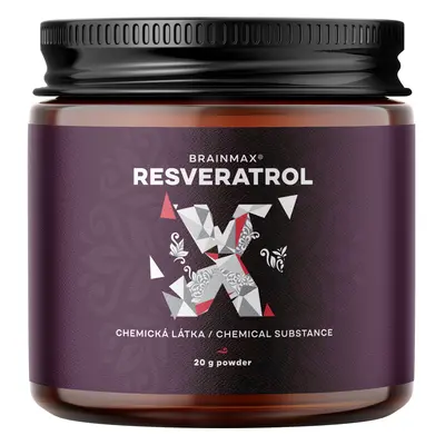 BrainMax Trans-Resveratrol Powder, resveratrol prášek