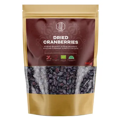 BrainMax Pure Dried Cranberries, Brusinky, BIO