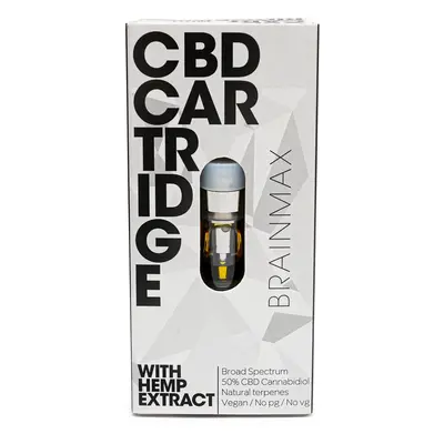 BrainMax CéBéDé Cartridge STRONG, náplň do CéBéDé Pen Vaporizéru, 50%