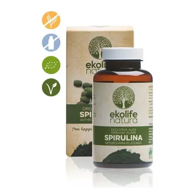 Ekolife Natura - Algae Spirulina Organic 240 tablet (Bio řasa spirullina)