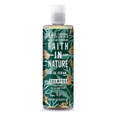 Faith in Nature Faith For Men - Přírodní šampon Modrý cedr, 400ml