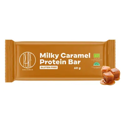 BrainMax Pure Milky Caramel Protein Bar, Proteinová tyčinka, Mléčný karamel, BIO